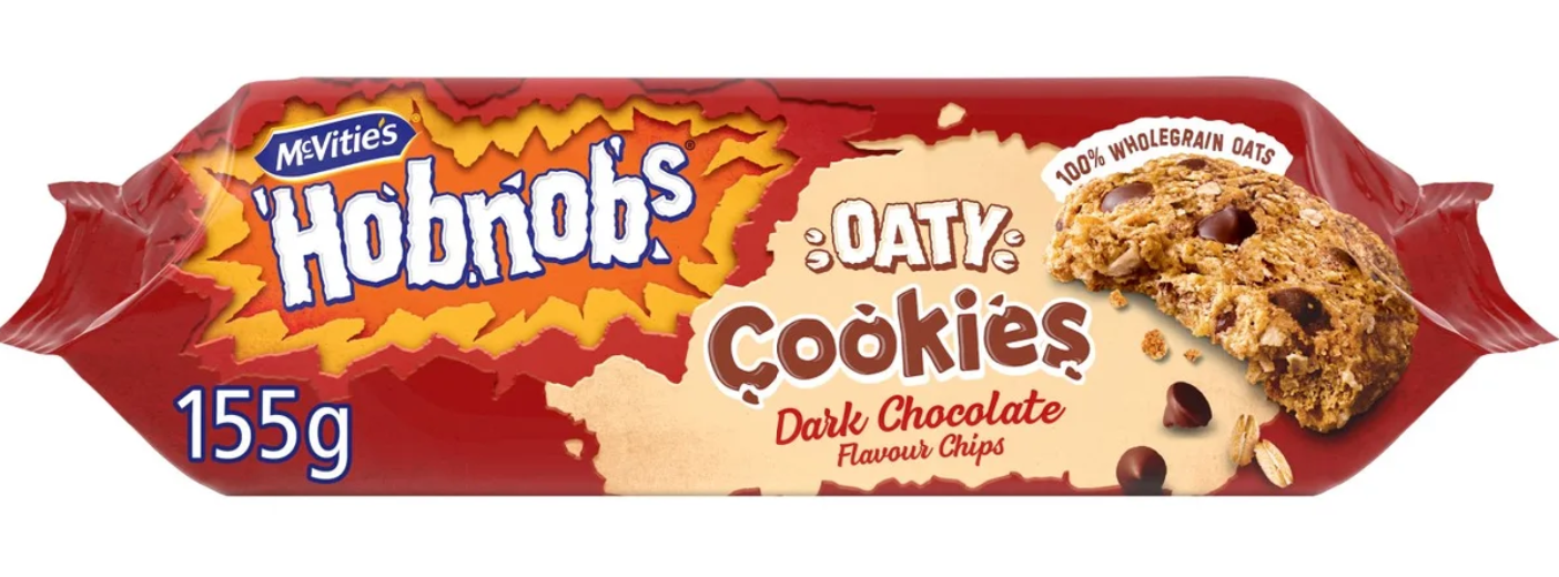 McVitie's - Hobnobs Oaty Cookies Dark Chocolate 155g
