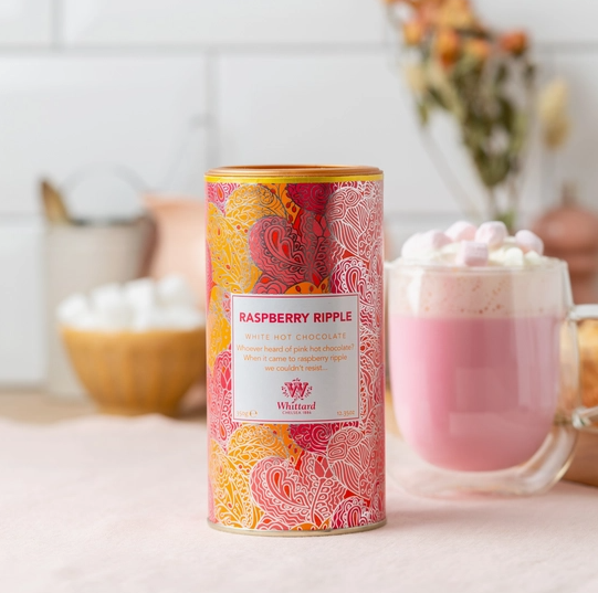 Whittard of Chelsea Raspberry Ripple White Hot Chocolate 350g