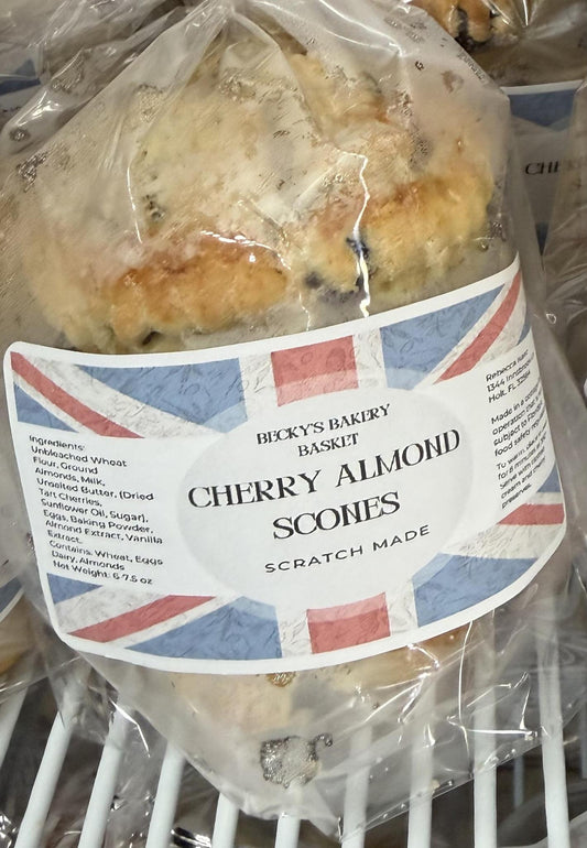 Becky's Bakery Basket - British Cherry & Almond Scones