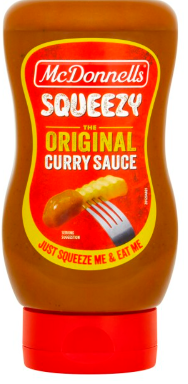 McDonnells Original Curry Sauce Squeezy 12.35 oz