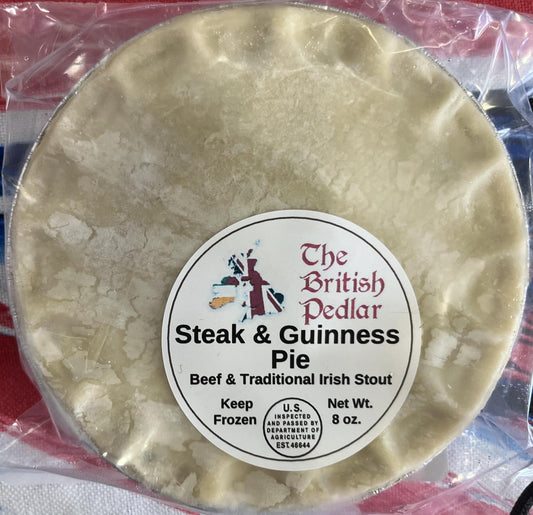 British Pedlar - Steak & Guiness Puff Pastry Pie 5 Inch, 8oz