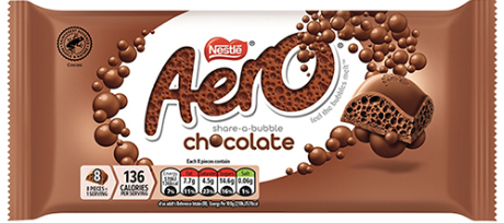 Nestle - Aero Chocolate, 90g.