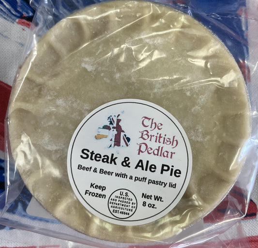 British Pedlar - Steak & Mushroom Pie 5 Inch, 8oz