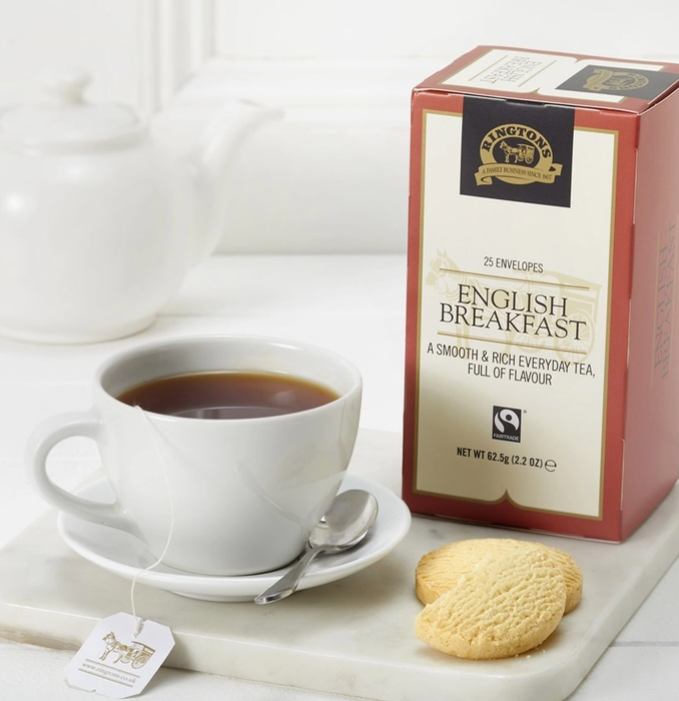 Whittard of Chelsea English Breakfast 25 Individually Wrapped Teabags