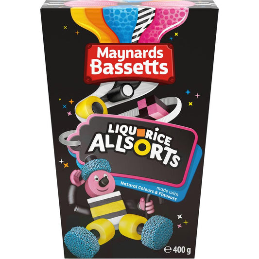 Maynards Bassetts - Liquorice Allsorts, 350g carton