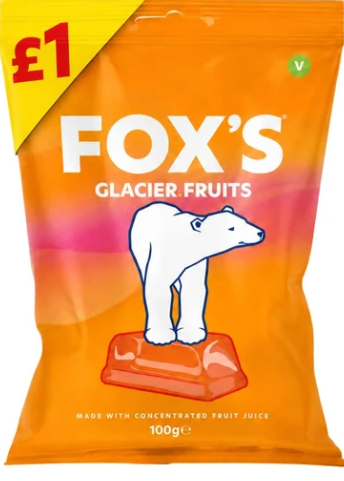 Fox's Glacier Fruits, 100g