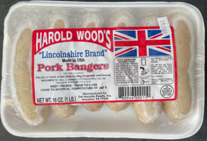 Harold Woods Lincolnshire Banger 1lb