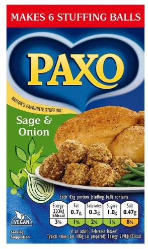 Paxo - Sage & Roast Onion Stuffing Mix, 85g