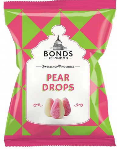 Bonds of London - Pear Drops Sweets Bags 130g