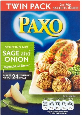 Paxo - Sage & Roast Onion Stuffing Mix, 340g