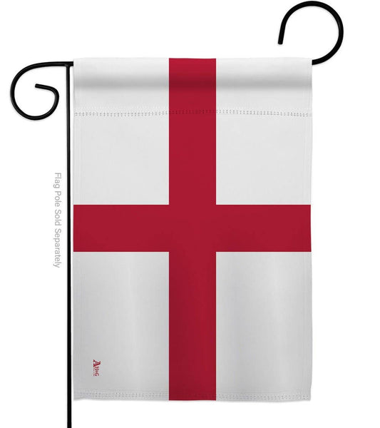 England Regional Nationality Decor Flag: Garden Flag 13" x 18.5" Only / Double Sided-Thick Fabric